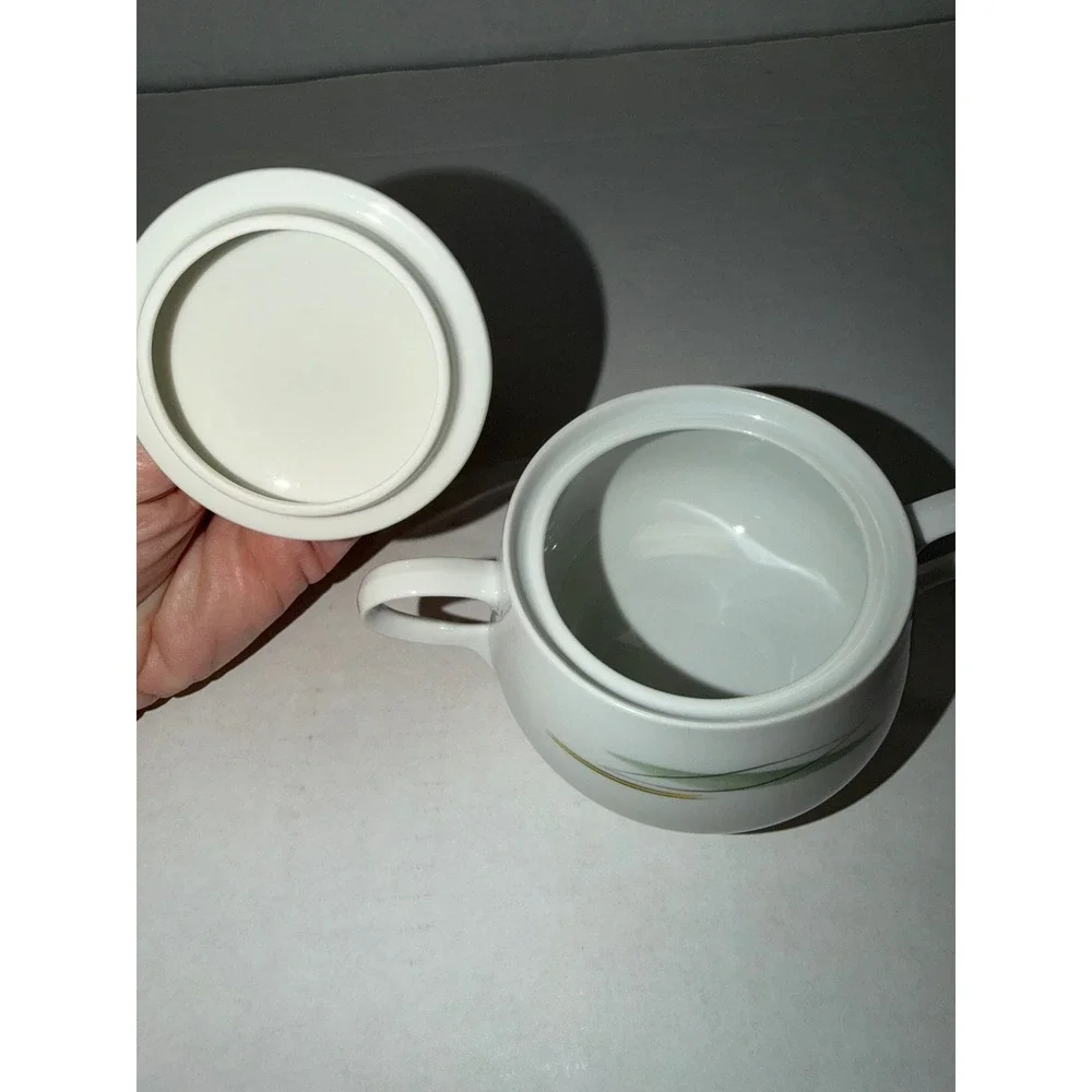 Vintage Rosenthal continental sugar bowl with lid Silvana pattern Germany MCM